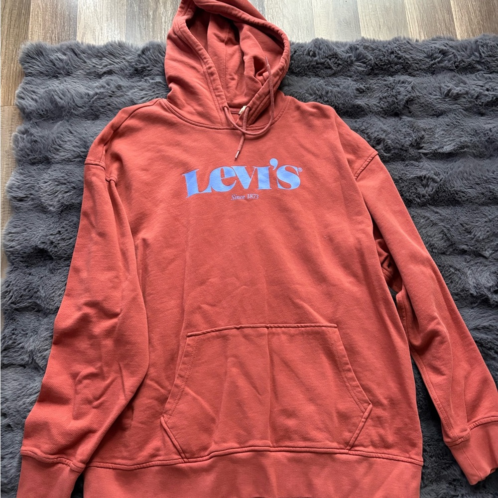 Levi's Men's Brick Red Hoodie